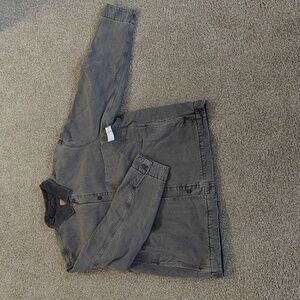 New - Gap lined denim jacket XL gray